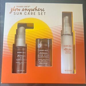 Trader Joe's Shimmer Sun Care Essentials Set